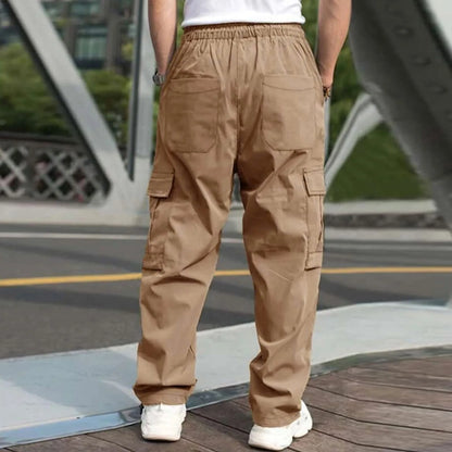 Autumn new multi pocket workwear pants