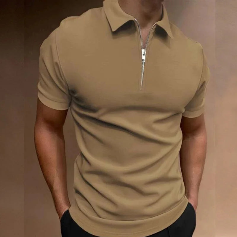 Polo Shirt Collar Zipper