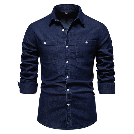 Men's Denim Shirt Cotton