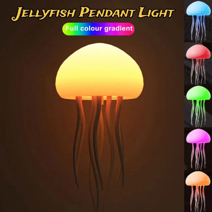 Dynamic Jellyfish Night Light Voice Control RGB Color Changing