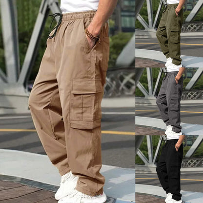 Autumn new multi pocket workwear pants