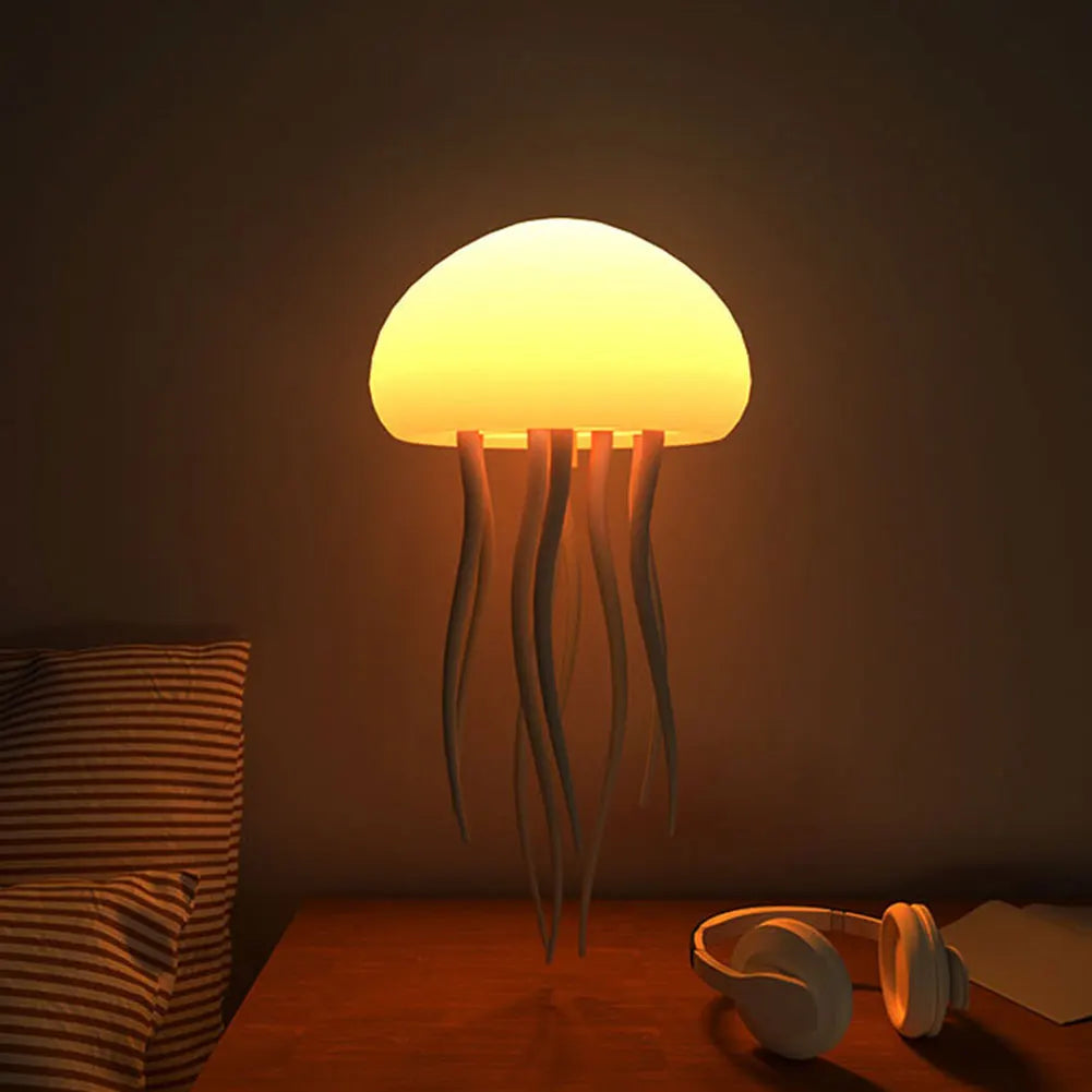 Dynamic Jellyfish Night Light Voice Control RGB Color Changing