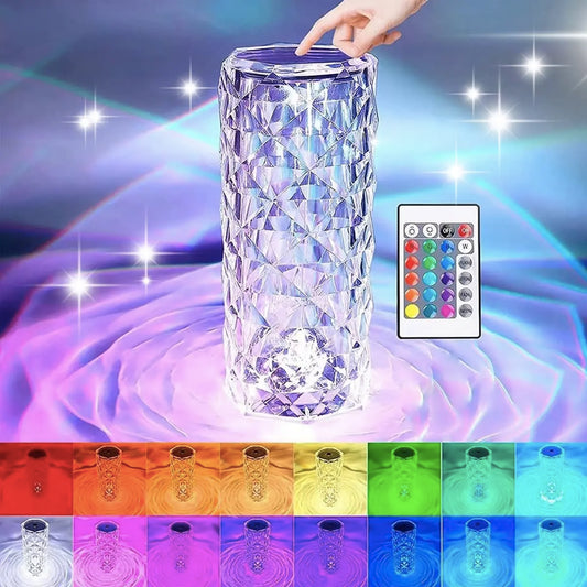 Crystal Touch Table Lamp For Bedroom