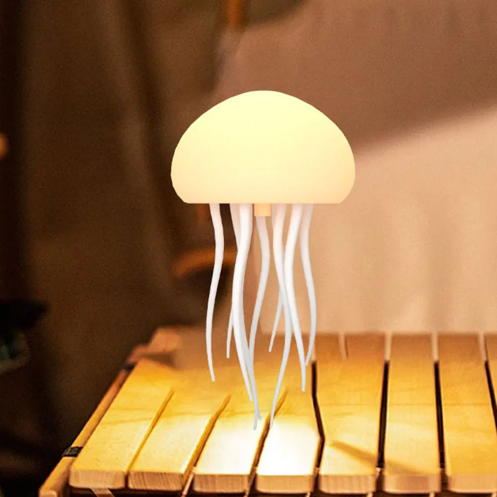 Dynamic Jellyfish Night Light Voice Control RGB Color Changing