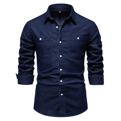 Men's Denim Shirt Cotton