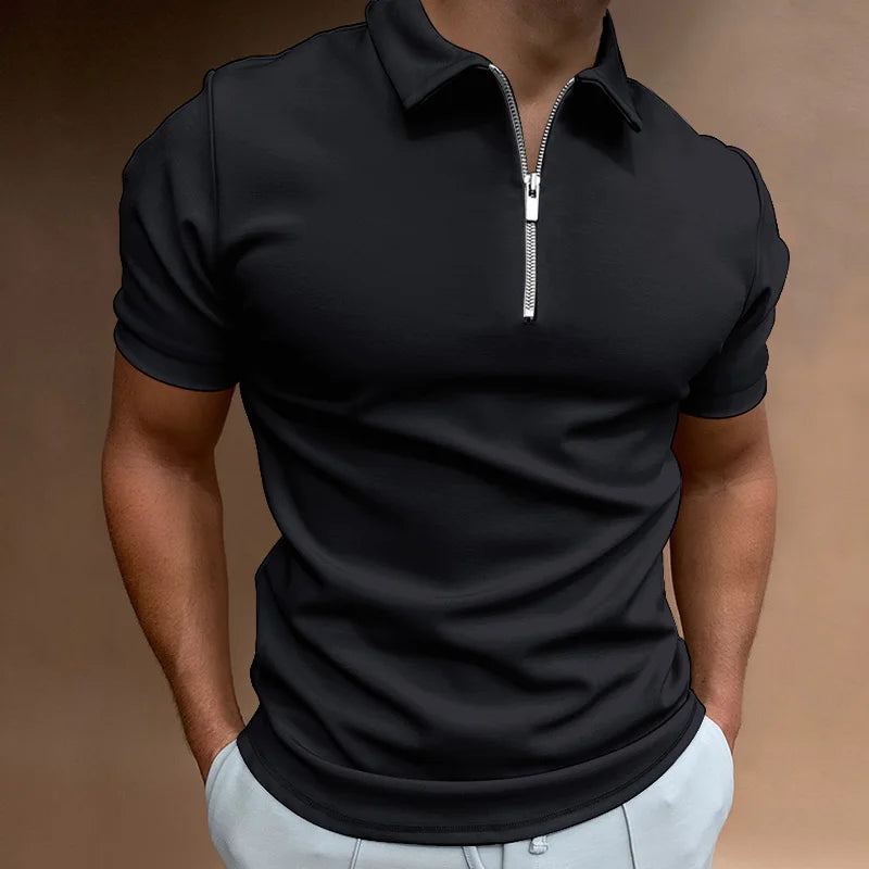 Polo Shirt Collar Zipper