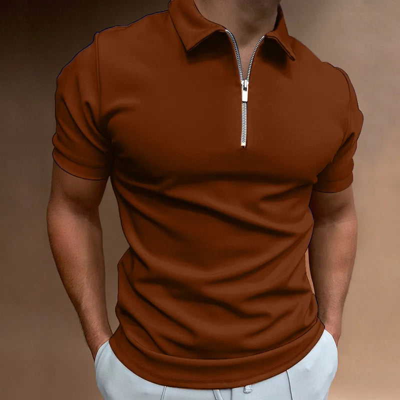 Polo Shirt Collar Zipper