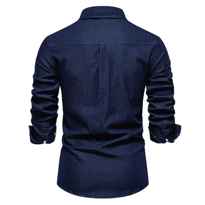 Men's Denim Shirt Cotton