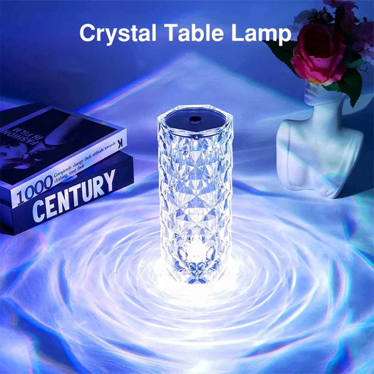 Crystal Touch Table Lamp For Bedroom