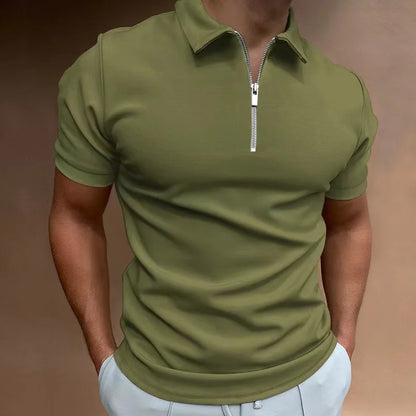 Polo Shirt Collar Zipper