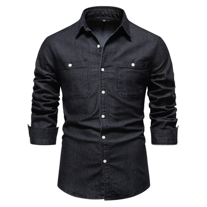 Men's Denim Shirt Cotton