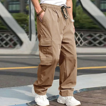 Autumn new multi pocket workwear pants